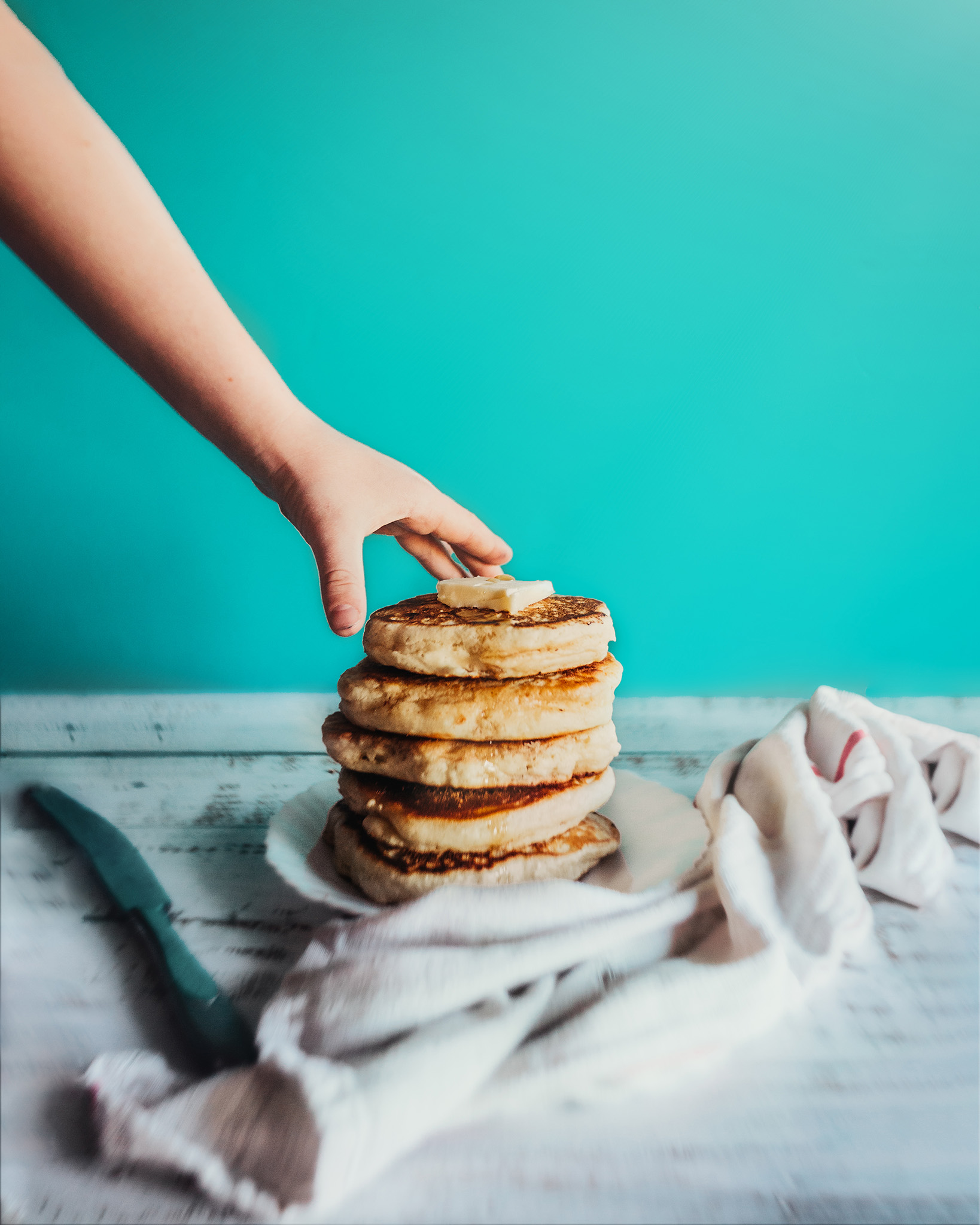 Traveling Lensbaby Project - Indoor Pancakes