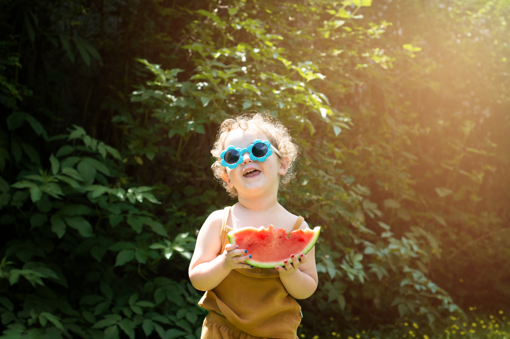 Environmental Portrait - Child with Watermelon