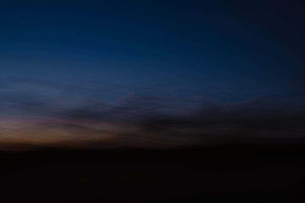 Intentional Camera Movement - Blue Sunset