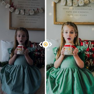 Holiday Bundle: Hello Storyteller Presets Before and after