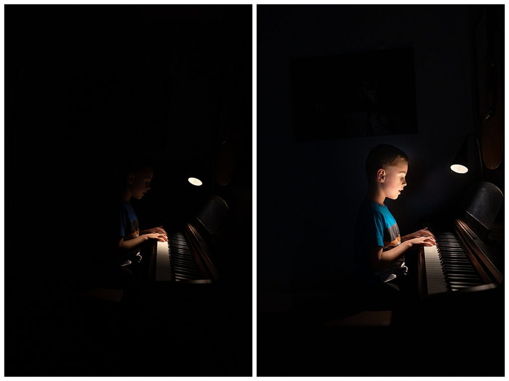 3 Lightroom Features You Didn't Know: Boy playing piano
