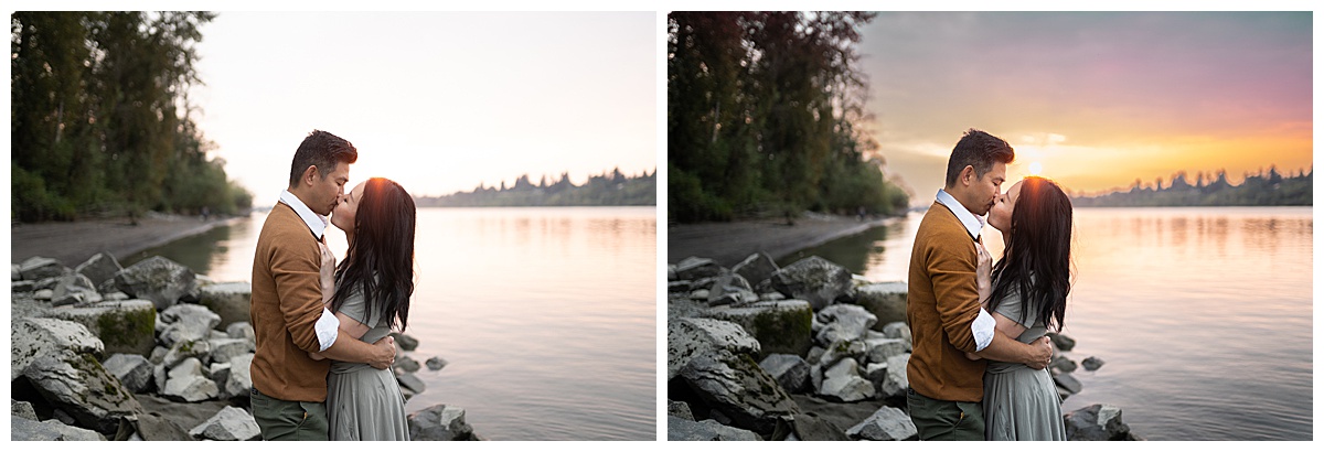 3 Lightroom Features You Didn't Know: Couple at sunset