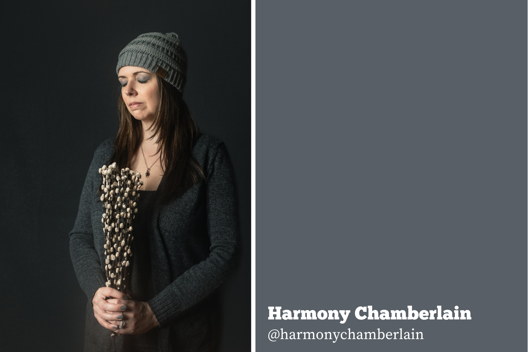 Hello Storyteller Color Project - harmony-chamberlain-gray